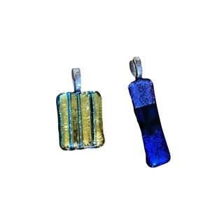 Handcrafted glass pendants